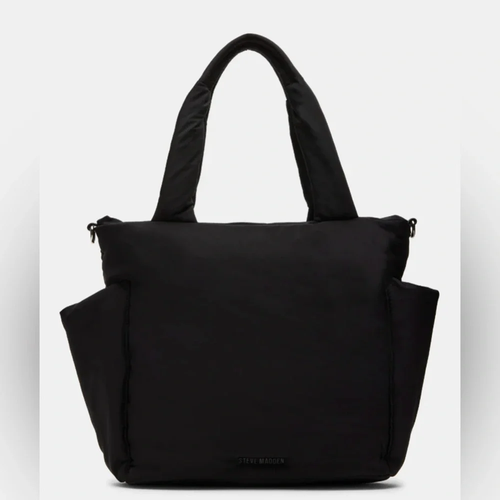 Steve Madden Bcobie Silky Nylon Small Tote - Picture 4 of 5